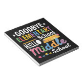 Gymnasium "Goodbye" Notizblock (angewinkelt)