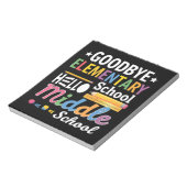 Gymnasium "Goodbye" Notizblock (Rotiert)