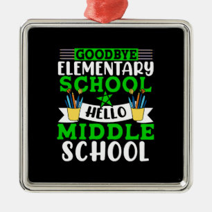 Gymnasium "Goodbye" Ornament Aus Metall