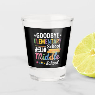 Gymnasium "Goodbye" Schnapsglas