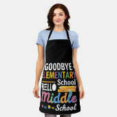 Gymnasium "Goodbye" Schürze (Getragen)