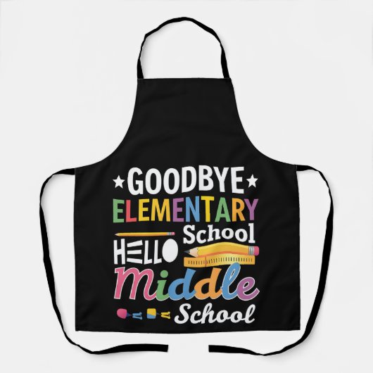 Gymnasium "Goodbye" Schürze (Vorderseite)