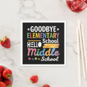 Gymnasium "Goodbye" Serviette (Beispiel)