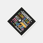 Gymnasium "Goodbye" Serviette (Ecke)