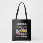 Gymnasium "Goodbye" Tasche (Vorderseite)