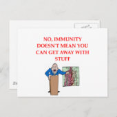 Gymnasium Postkarte (Vorne/Hinten)