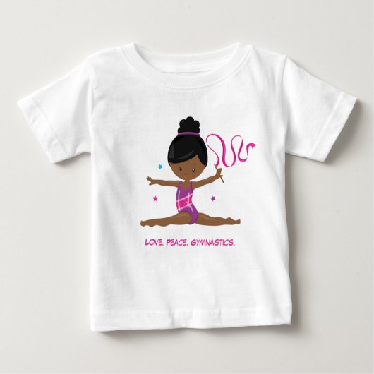 Gymnast-Afrikaner Baby T-shirt (Vorderseite)