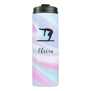 Gymnast auf Beam Pastel Dreams Thermal Tumbler Thermosbecher
