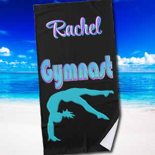 Gymnast Back Handspring Liebe to Tumble Strandtuch