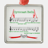 Gymnast-Bell-Verzierung Ornament Aus Metall (Vorne)
