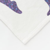 GYMNAST BLANKET MIT GYMNAST HAND STANDS. FLEECEDECKE (Ecke)