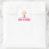 Gymnast - Blonde Square Sticker (Tasche)