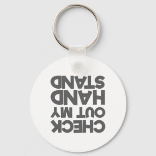 Gymnast Chefredakteur Karo aus der Hand Schlüsselanhänger