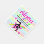 GYMNAST COURAY UND STÄRKE SERVIETTE (Ecke)