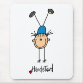 Gymnast, der Handstand tut Mousepad (Vorne)