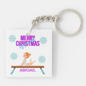 GYMNAST doppelseitiger Schlüsselanhänger personali (Rückseite)