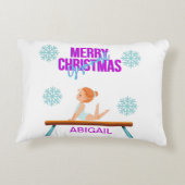 GYMNAST Doppelseitiges Akzent Kissen personalisier (Rückseite)