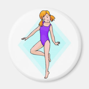 Gymnast-Druck Magnet