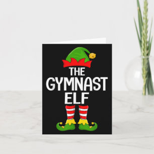 Gymnast Elf Matching Family Gymnastik Elf Squad C Karte