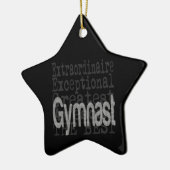 Gymnast Extraordinaire Keramik Ornament (Links)