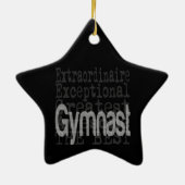 Gymnast Extraordinaire Keramik Ornament (Hinten)