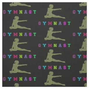 Gymnast Farbige Buchstaben Stoff