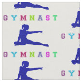 Gymnast Farbige Buchstaben Stoff (Nahaufnahme)