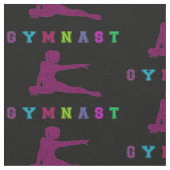 Gymnast Farbige Buchstaben Stoff (Nahaufnahme)