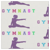 Gymnast Farbige Buchstaben Stoff (Nahaufnahme)