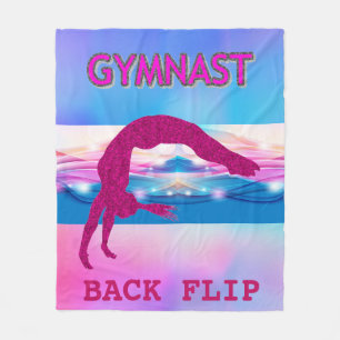 GYMNAST FLEECE BLANKET HABEN WIEDER GEDREHT.