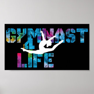 Gymnast für das Life Custom Poster