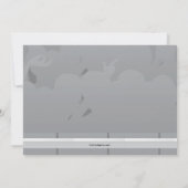 Gymnast Geburtstagsparty Einladung (Rückseite)