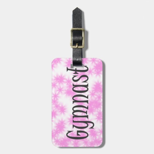 Gymnast Gepäckanhänger (Vorderseite vertikal)