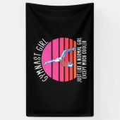 Gymnast Girl Banner (Vertikal)
