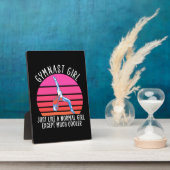 Gymnast Girl Fotoplatte (Seite)