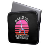 Gymnast Girl Laptopschutzhülle (Vorderseite Links)