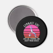 Gymnast Girl Magnet (Vorderseite/Rückseite)