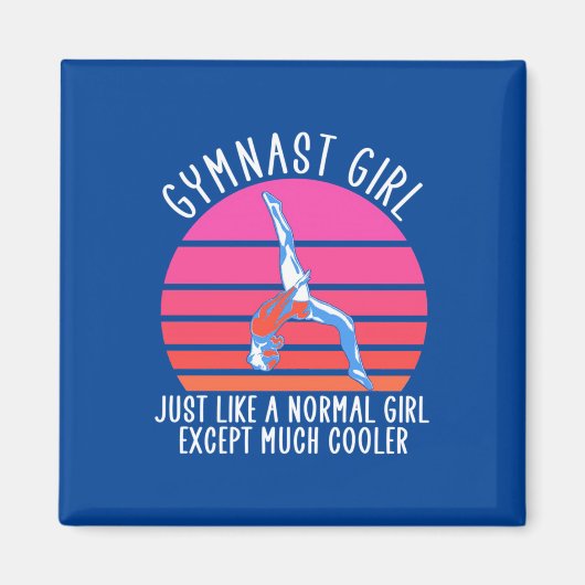 Gymnast Girl Magnet (Vorne)