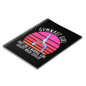 Gymnast Girl Notizblock (Linke Seite)