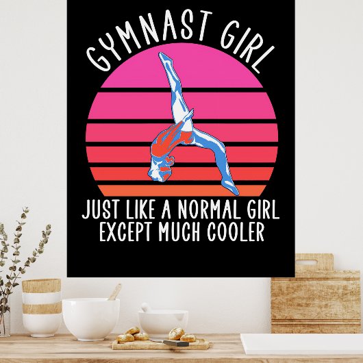 Gymnast Girl Poster (Küche)