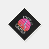 Gymnast Girl Serviette (Ecke)