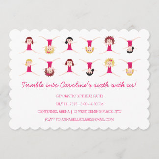 Gymnast Girls | Birthday Invite Einladung