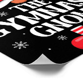 Gymnast Gnome Christmas Family Matching Group Funn Poster (Ecke)