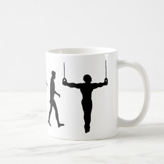 Gymnast-gymnastische Ringe Kaffeetasse