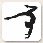 Gymnast-Hirschhandstand-Geschenke Untersetzer (Vorderseite)