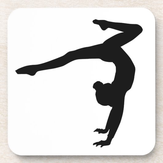 Gymnast-Hirschhandstand-Geschenke Untersetzer (Vorderseite)