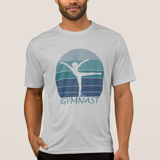 GYMNAST - I LIEBE GYMNASTIK. T-Shirt (Vorderseite)