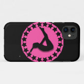 Gymnast im Rosa Case-Mate iPhone Hülle (Rückseite (Horizontal))