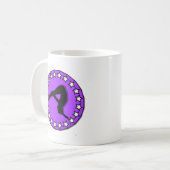 Gymnast in Lila Kaffeetasse (Vorderseite Links)