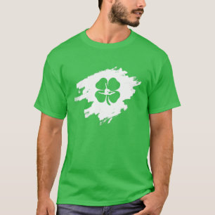Gymnast Irish Kleeblatt - Vintag Gymnastik St Pat T-Shirt